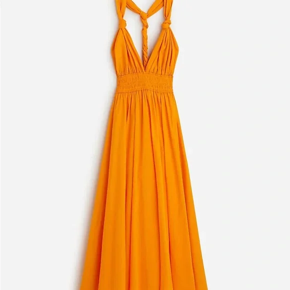 Twist-back smocked-waist beach dress - Picture 4 of 4